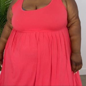 Laura Ashley coral dress